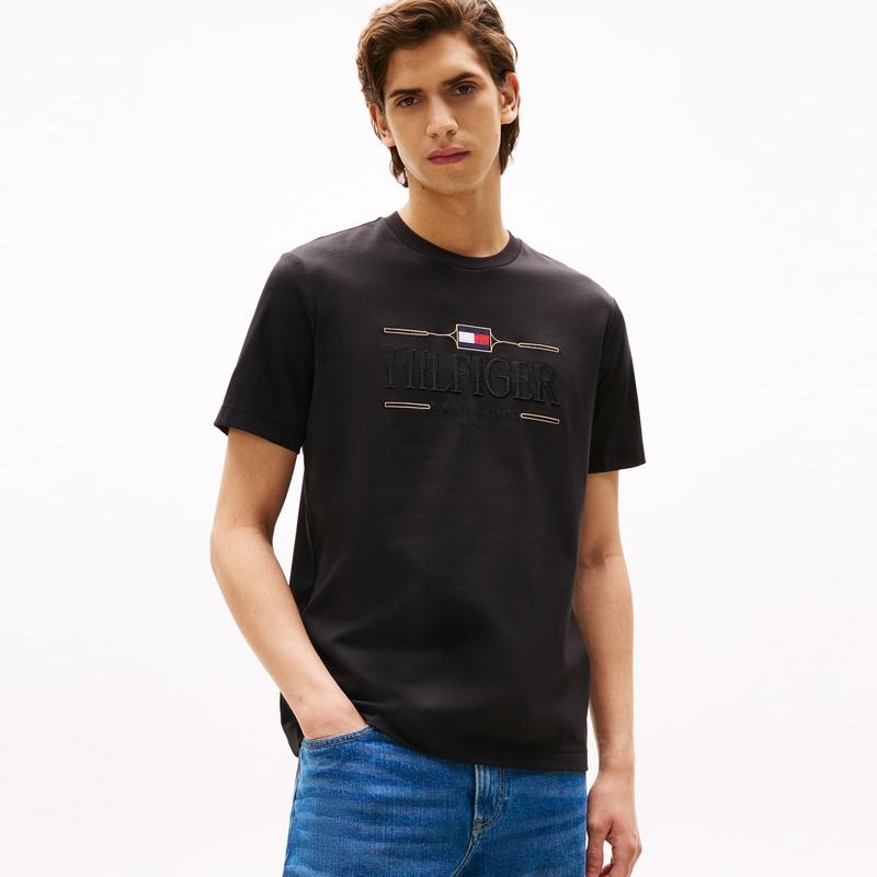 Tommy Hilfiger T-Shirts Men's Crew Neck Moderate MW0MW39585