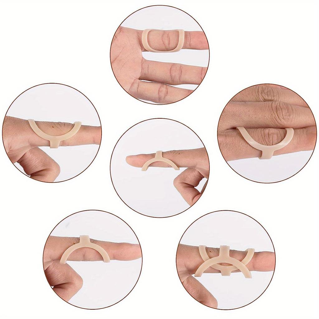 3 шт. шина для пальца — овальной формы для пускового пальца, скоба-выпрямитель для большого, среднего, мизинца и безымянного пальцев — регулируемая посадка (Размеры 2-14)