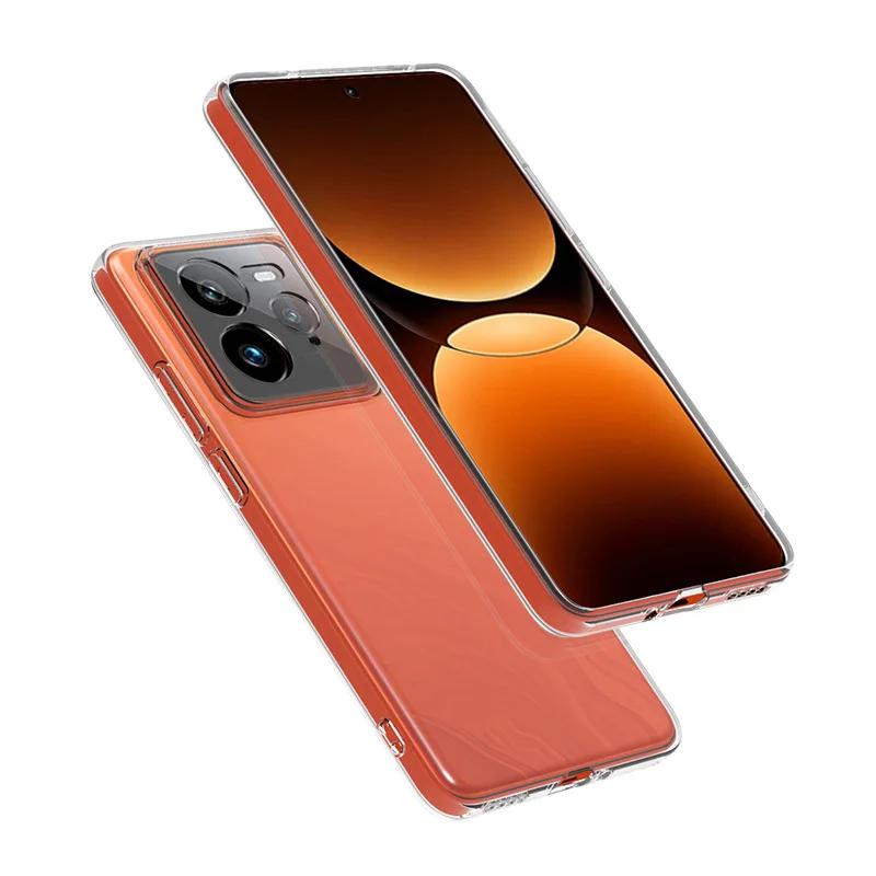 Ультратонкий мягкий прозрачный чехол для телефона TPU для Realme GT 7 Pro, защита объектива, мягкий силиконовый прозрачный противоударный чехол для Realme GT 6T NEO 6 SE