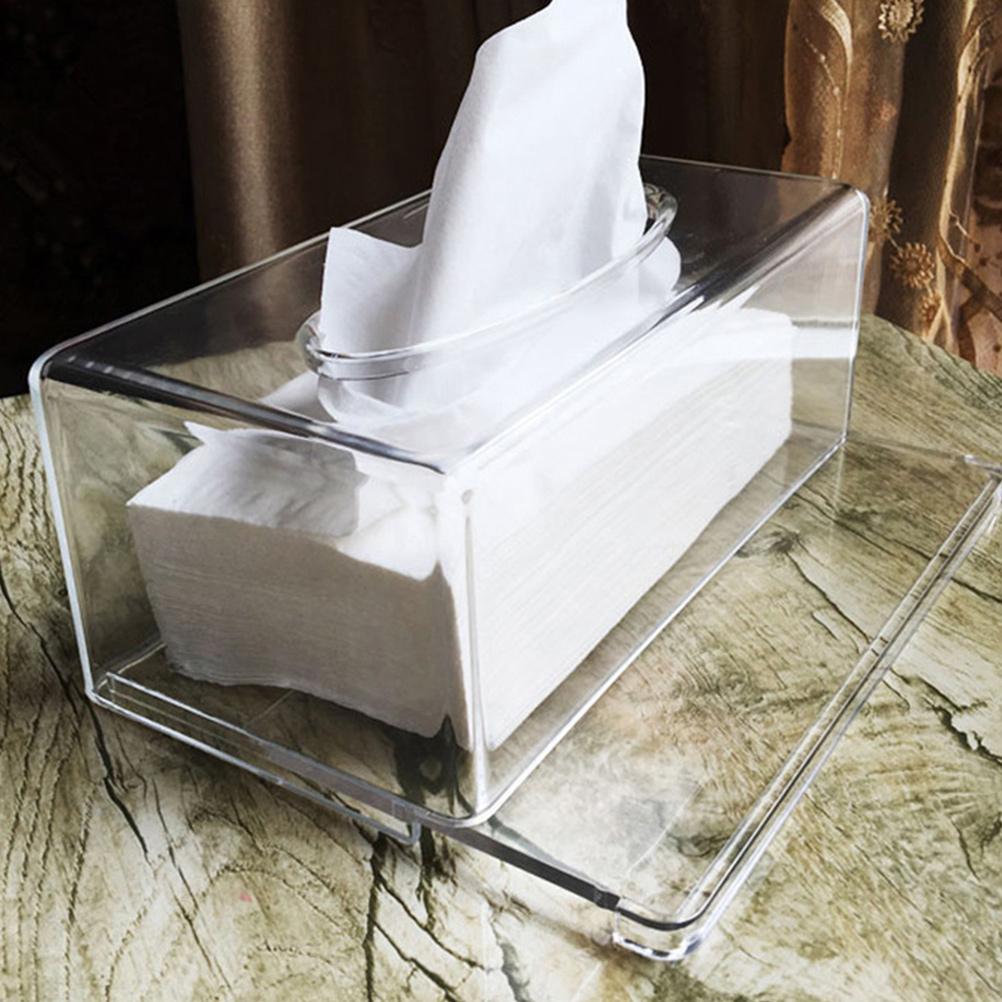 Диспенсер для салфеток Прямоугольный ящик для хранения и извлечения бумажных полотенец Держатель для бумаги