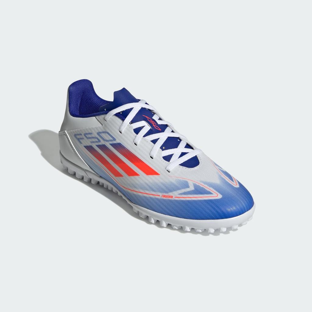 Футзальные кроссовки Adidas F50 Club TF Унисекс Взрослые NIR11 Обувь Синий Размер см Белый/Солнечно-красный/Яркий (IF1348) 26,0