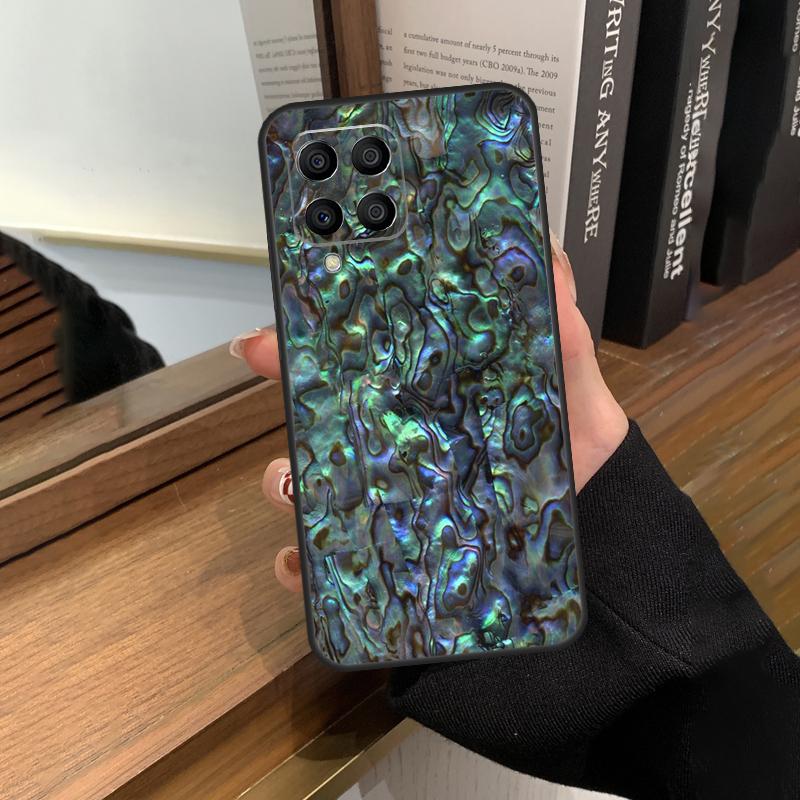 Чехол из ракушки Абалона для Samsung Galaxy M56 M06 M16 M36 M52 M32 M12 M54 M34 M14 M35 M55 M15 M11 M31 M13 M53