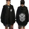 Pullover Zipper Hoodie Men's and Women's Casual Fashion Oversized Zipper Sportswear Role Playing Clothing Jacket Hoodie