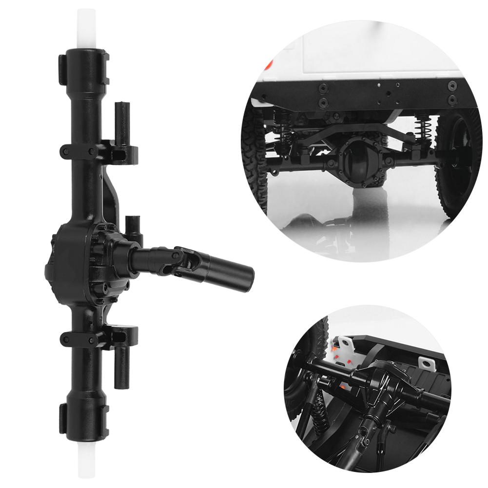 Plastic Black RC Car Rear Axle for WPL MN Series 1 16 Military Truck Model Accessory