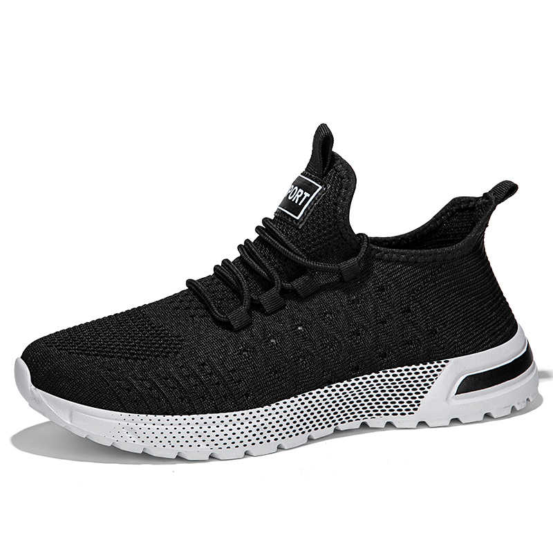 Round Toe Round Tip Black Sneakers Men Vulcanize Trendy Men's Shoes Tenni Man Sport Link Vip Maker Outside Tenid Factory