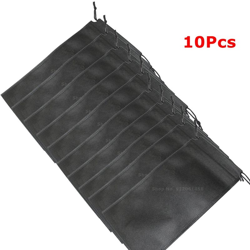 10Pcs 31*17cm Non-woven Fabric Drawstring Storage Big Bag for Adult Sex Toys, Vibrator Dildo Anal Butt Plug Etc. Sex Products