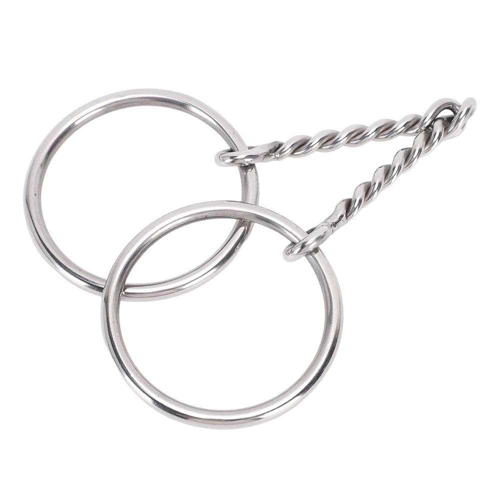 295MM Professional Snaffle Bit Stainless Steel Horse Mouth Bit Safe Horse Bit Equestrian Riding