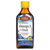 Omega 3 Plus D & K, Natural Lemon, 1,430Mg, 200Ml(6.7Fl Oz)
