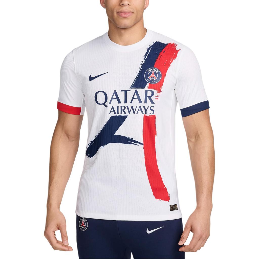 Nike Пари Сен-Жермен 2024/25 Матчевая выездная мужская футболка Nike Dri FIT Adv Футбольная Аутентичная FN8762-101