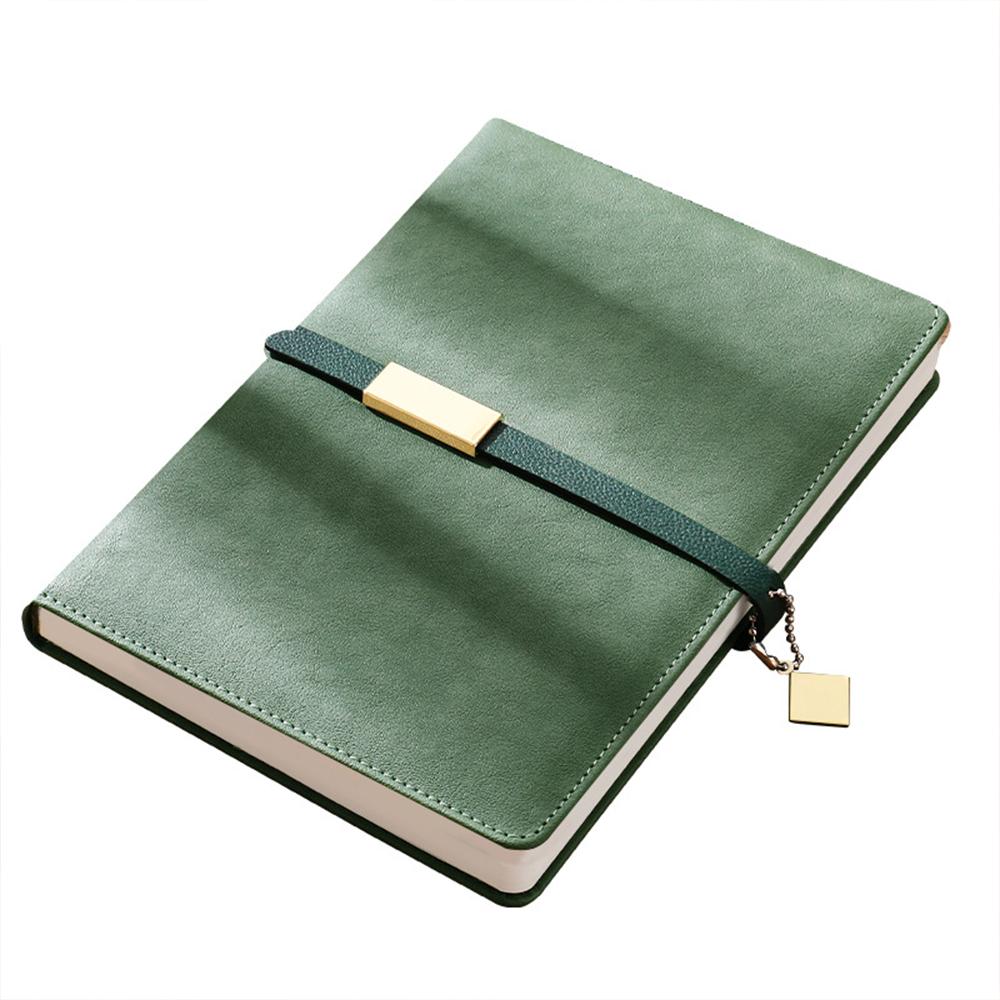 (Логотип можно выгравировать) Деловой блокнот А5 с пряжкой, студенческий блокнот, блокнот для записей встреч с подарочной коробкой, ежедневник, предметный блокнот