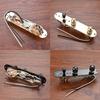 Guitar Control Plate 3 Way Switch Metal Prewired Control Plate Wiring Harness Knobs Standard Guitar Replacement Parts