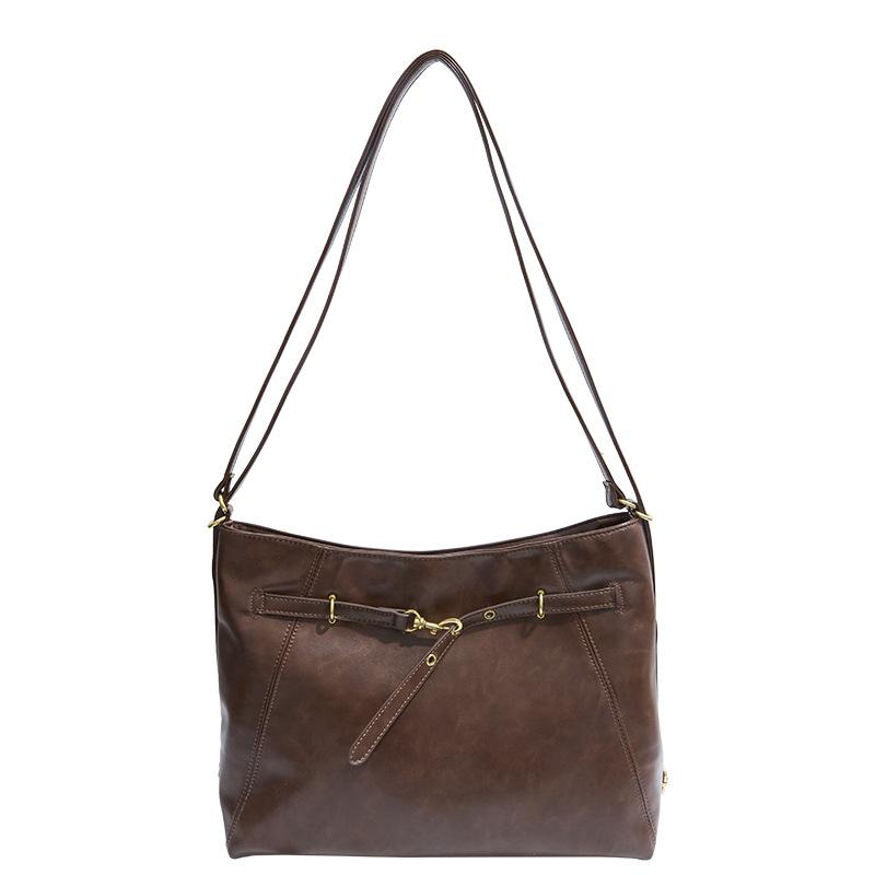 Повседневная сумка-тоут для поездок на работу, женская, большой вместимости, новая 2025, на плечо, сумка-мессенджер, ретро-мода, легкий рюкзак