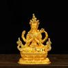 1PCS 3-inch Alloy Manjusri Four Armed Lotus Master White Green Tara Diamond Buddha Home Desktop Decoration