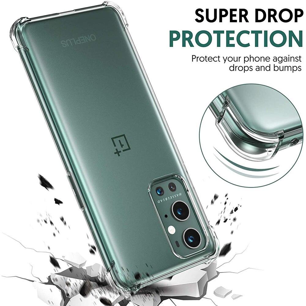 Противоударный чехол для телефона с подушкой безопасности для OnePlus 7 8 9 Pro 9 R 6T 7T 8T Чехлы Ультратонкая мягкая силиконовая прозрачная задняя крышка для One Plus Nord N10 N100 N200 Shell