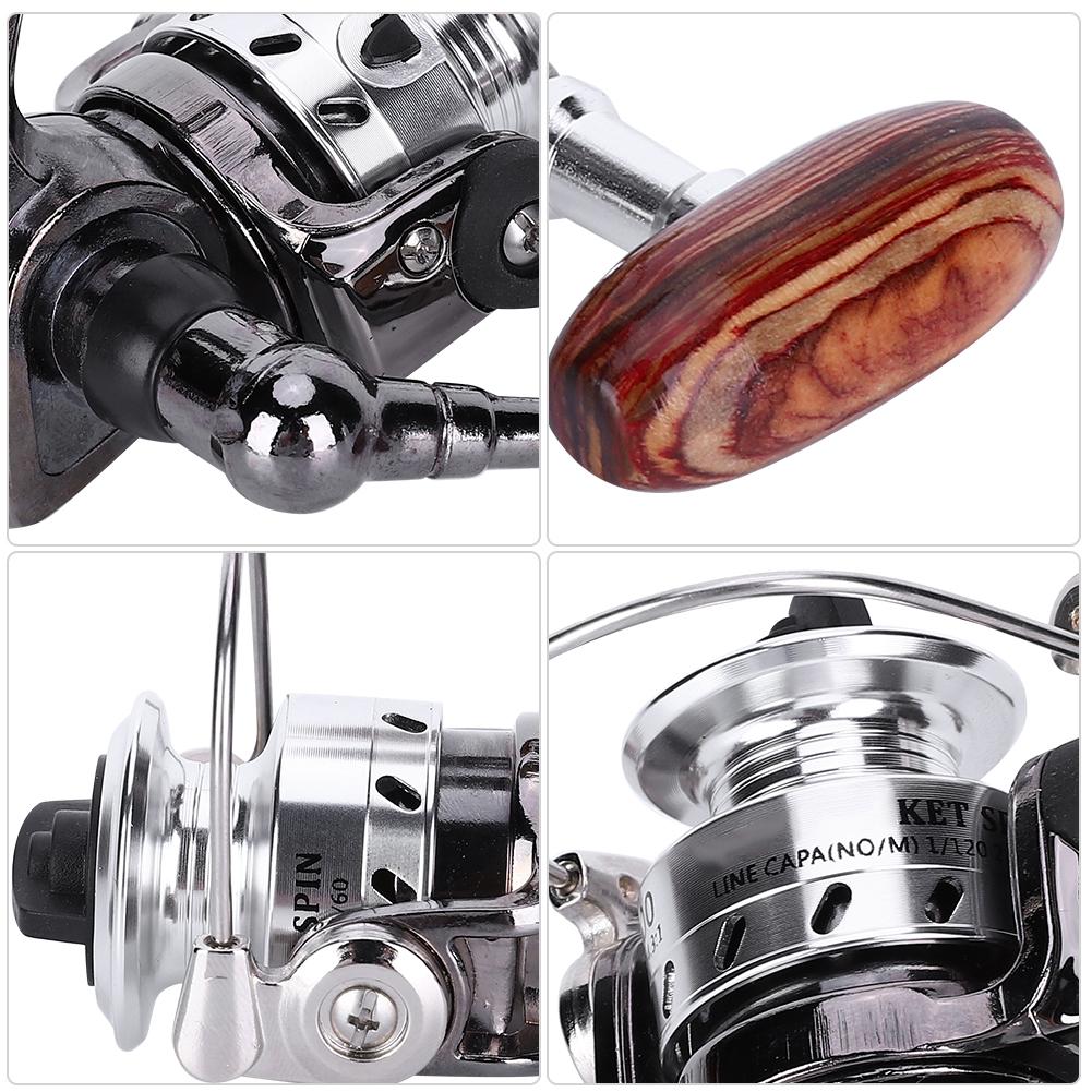 Portable All Metal Ice Fishing Waterproof Anti Rust Fish Lure Rod Wheel Reel Tackle with Small Handle