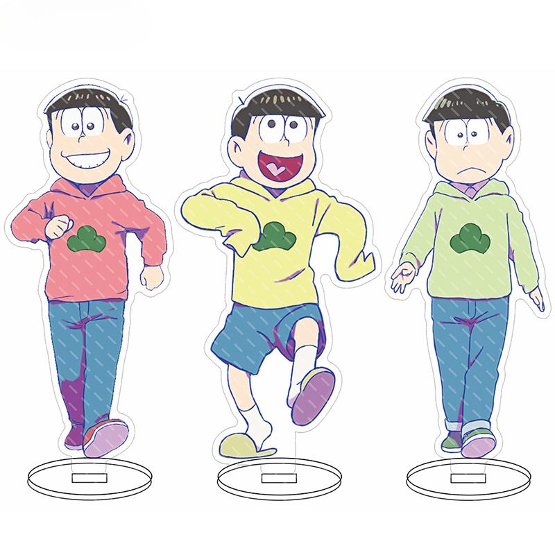 Osomatsu San акриловая подставка Ver модельная пластина Matsuno Karamatsu Choromatsu Ichimatsu 15 см брелок Standee Декор стола