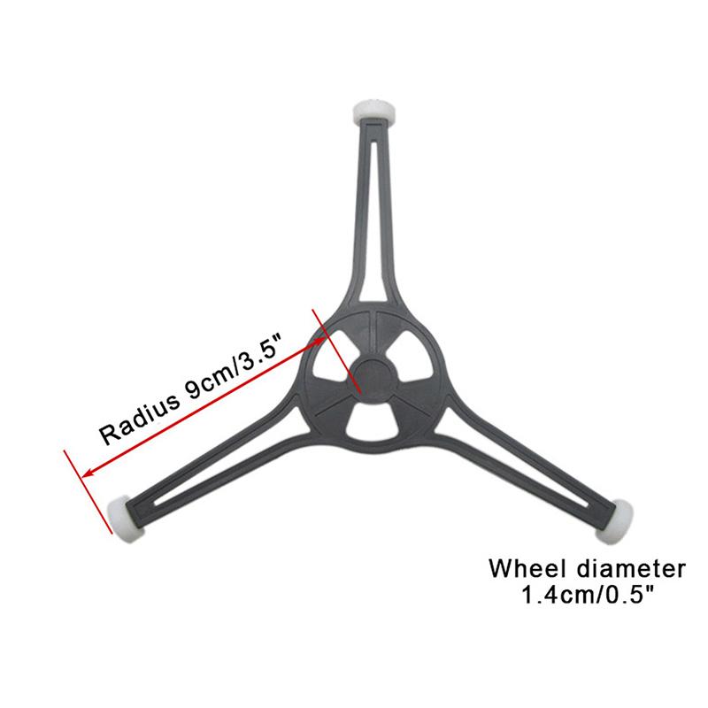 Замена 3-рычажной подставки для поворотного стола микроволновой печи, стойка, направляющая ролика из стекла для деталей микроволновой печи, плоская стеклянная тарелка