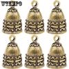 2PCS Vintage Brass Small Bells Home Decorative Hanging Bells Halloween Christmas New Year Craft Bells Festivals Ornaments Pendants Accessories