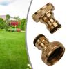 Garden Thread Connector Water Pipe Quick Adaptor Fitting Faucet 3/4" To 1/2