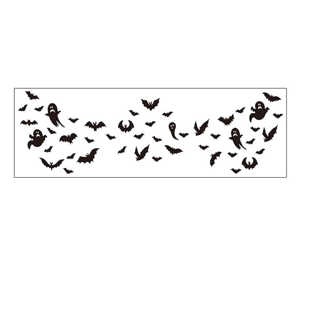 Spider Web Bat Freckle Tattoo Pumpkin Ghost Dots Face Tattoo Sticker Music Festival