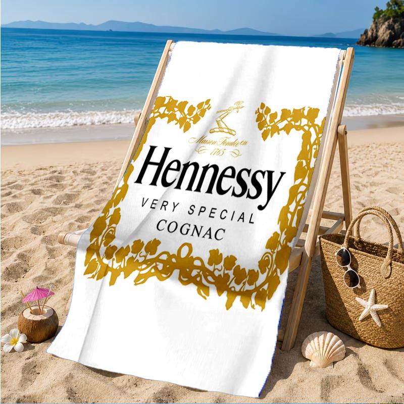 Пляжное полотенце Hennessy Xo, Быстросохнущее, Легко в уходе, Подходит как для занятий фитнесом, так и для пляжного отдыха, Спортивный незаменимый аксессуар