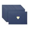 20Pcs/Set Mini Card Envelopes Pearlescent Paper Envelopes Business Greeting Cards Holder with Heart Pattern for Birthday Wedding