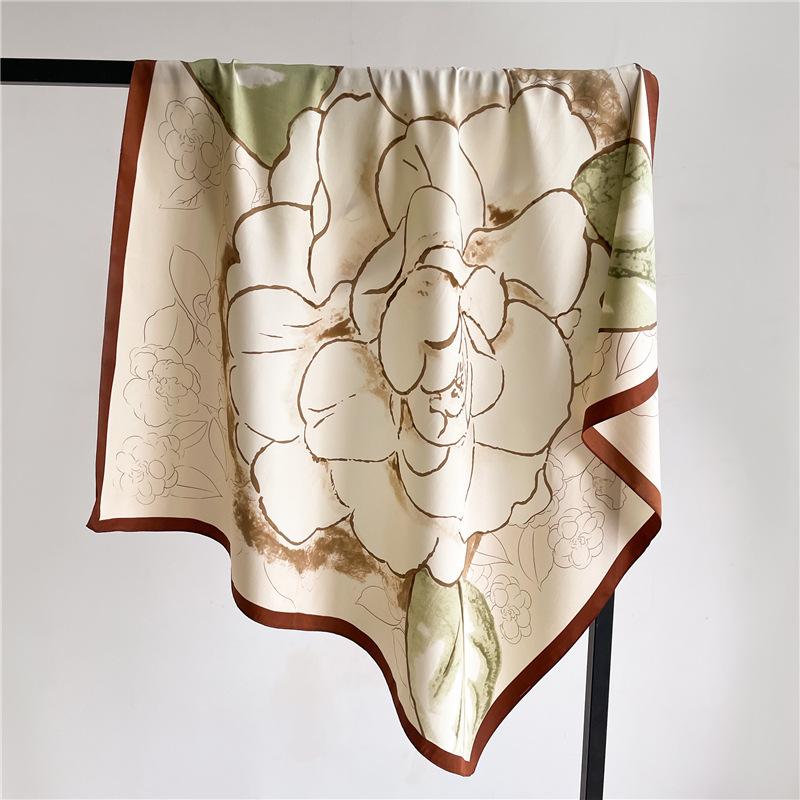 Элегантные шейные шарфы для женщин, модные шали и накидки длиной 90 см, бандана, платки на голову