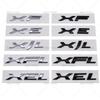 1 шт. АБС Черный Серебристый Логотип XF XFL XE XEL XJI Автомобильная Буква Наклейки Эмблема Значок для Jaguar Type S-Type F-Type Аксессуары
