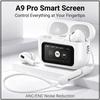 Новые Smart-экранные наушники A9 Pro Активное шумоподавление Режим окружающего звука Сенсорное управление Hi-Fi Стерео Аудио Зарядка Type-C Беспроводные вставные наушники
