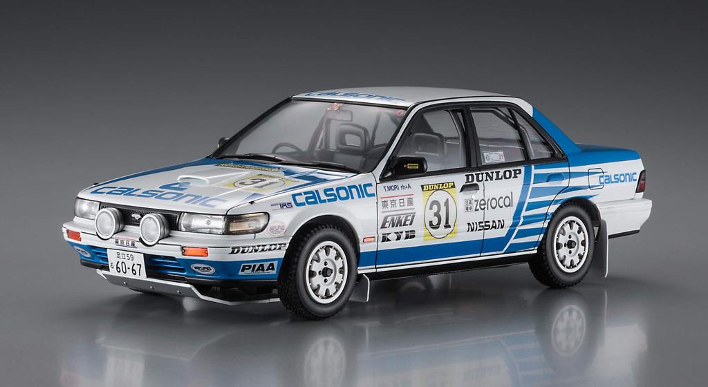 Hasegawa Седан Nissan Bluebird 1988 Ралли Японии Пластиковая модель 20470 1/24 4-дверный SSS-R (Тип U12)