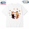 Vintage Dancing Cats Shirt Cute Cat Graphic Tee Cottagecore Aesthetic Gift