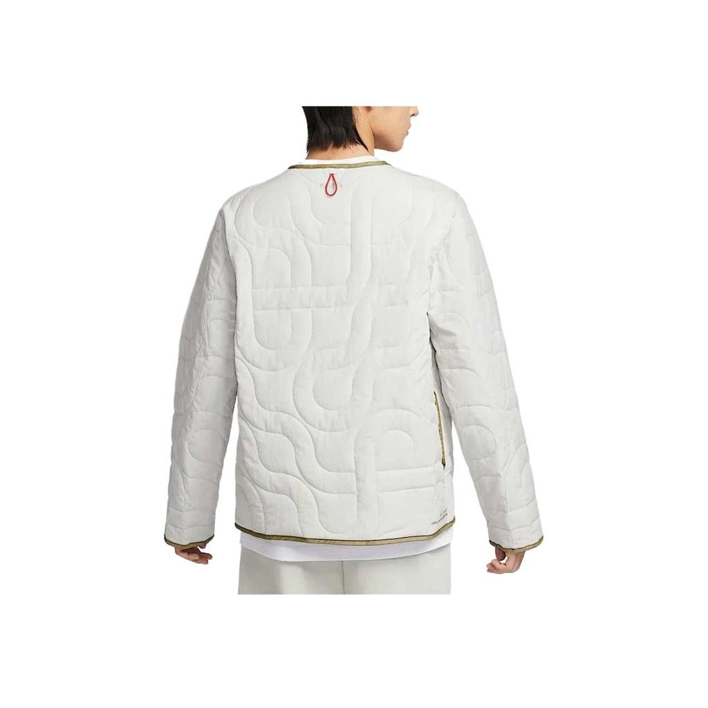 Nike Спортивная одежда Cny Год Змеи Ограниченная серия Легкая Универсальная Удобная Куртка с круглым вырезом Мужская куртка Светло-бежевый HV8204072