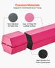 VEVOR 8FT Folding Balance Beam for Kids, 90.7 KG Stable Support Gymnastics Floor Beam with Non-Slip Mats