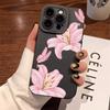 Минималистичный розовый цветок гибискуса Чехол для телефона для iPhone 16 e 15 14 13 12 11 Pro Max Plus X XS XR SE 2020 2022 Funda Coque