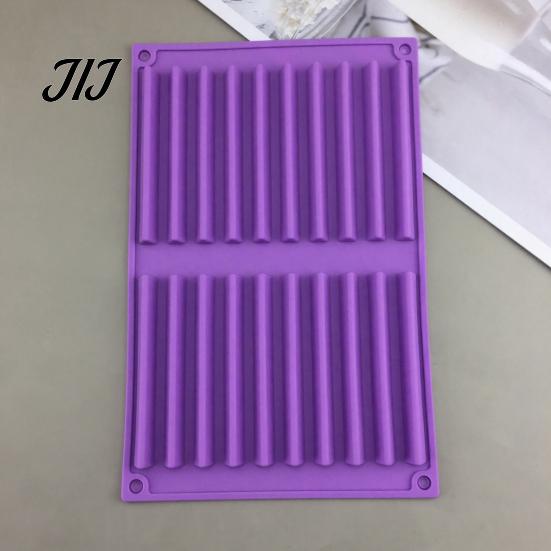 Kitchen Baking Supplies Silicone Chocolate Mold, 20 Cavities Non-stick Flexible Tray, Heat Resistant Reusable Tray Food-grade Mold for Homemade Candy