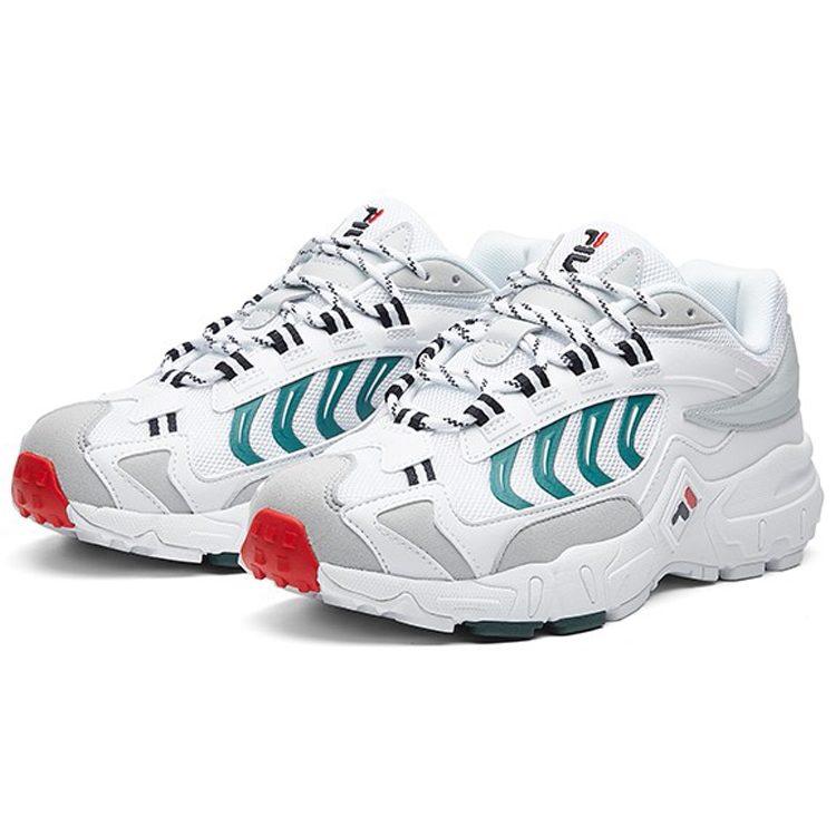 Fila Кроссовки для бега Серый/Белый/Зеленый Женские F12W031110FWG