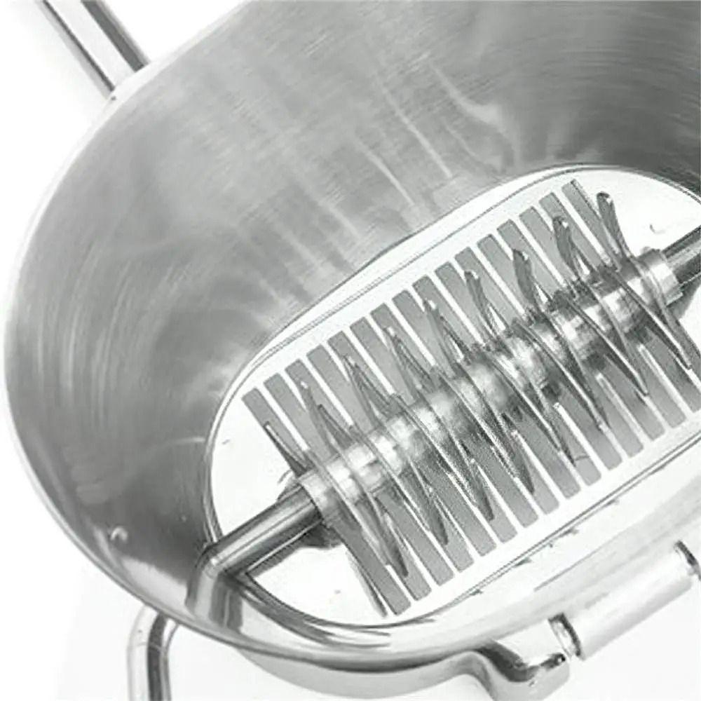 Comfortable Handle Rotary Vegetable Grater Stainless Steel Coriander Cutter Vanilla