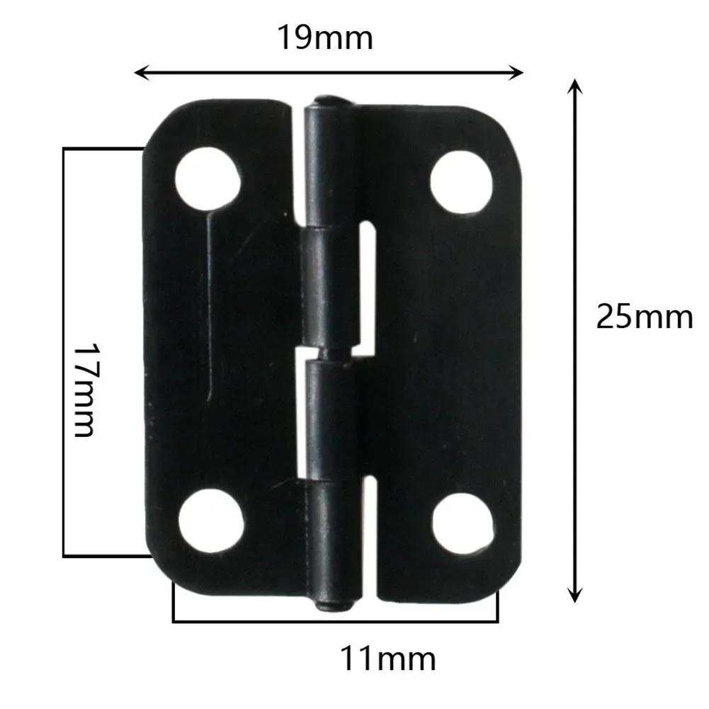 20 шт. Мини-шарнир, антикварный сундук для ювелирных изделий, подарочный деревянный ящик для вина, декоративная фурнитура, мебель, кукольный домик, дверная петля для шкафа