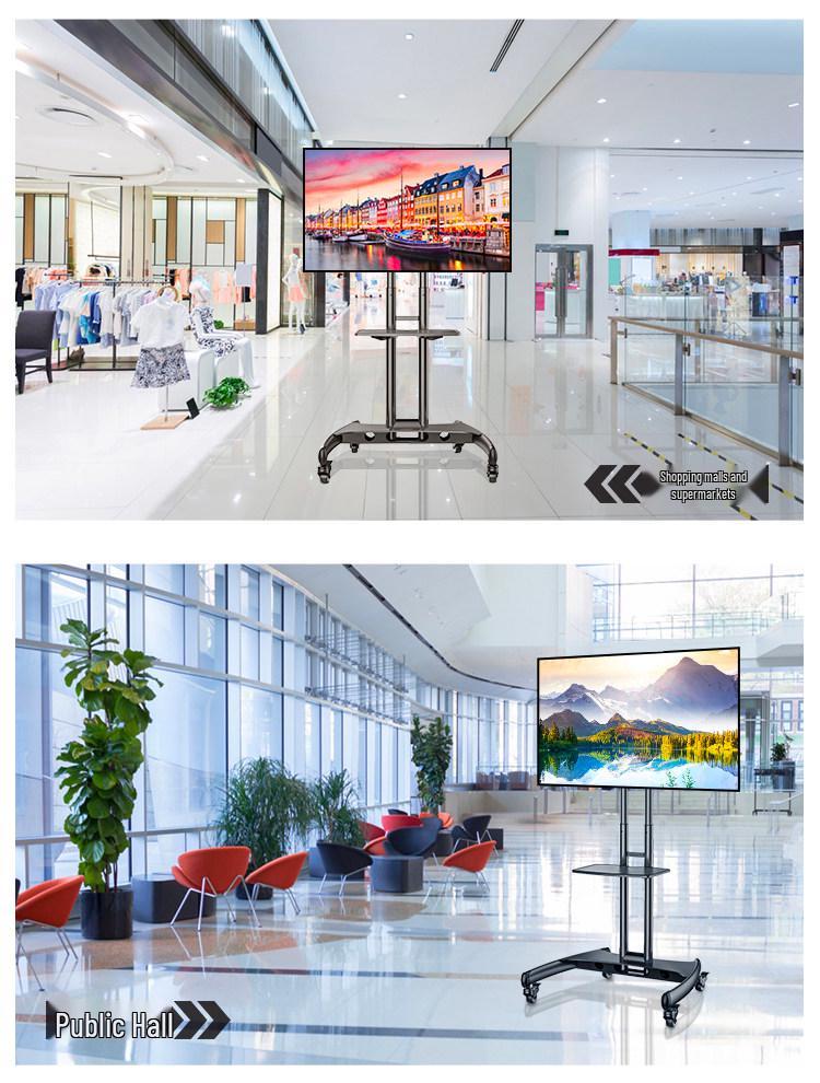 NB Mobile TV Cart for 32-75 Inch Screens, Model AVA1500-60-1P