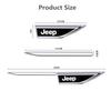 CZY2 2Pcs Metal Car Fender Logo Sticker Decal for Jeep Renegade Wrangler JK Grand Cherokee Compass Patriot Car Exterior Accessories