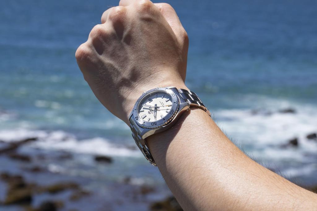 ORIENT Mako40 Автоматические механические автоматические часы с внутренней гарантией Белые [Orient] Водолазные часы Производители RN-AC0Q03S Мужские