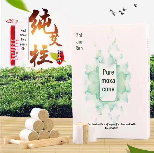 Zhi Jiu Ren Портативный бездымный чехол для моксы с медной коробкой и палочками моксы
