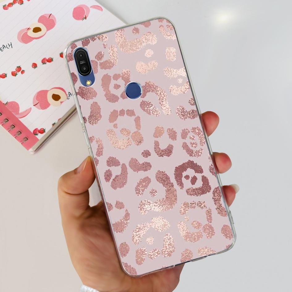 Чехол 5.99" для Asus Zenfone Max Pro (М1) ZB601KL ZB602K Чехол X00TDB Модный узор Прозрачный Мягкий Силикон Fundas Задняя крышка телефона