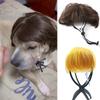 Head Accessories Pet Costume Cosplay Props Wig Cap Hat Funny Pet Wigs  Halloween