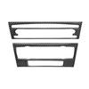 Carbon Fiber Central Console CD&AC Cover Trim For BMW 3 Series E90 E92 2005-2012