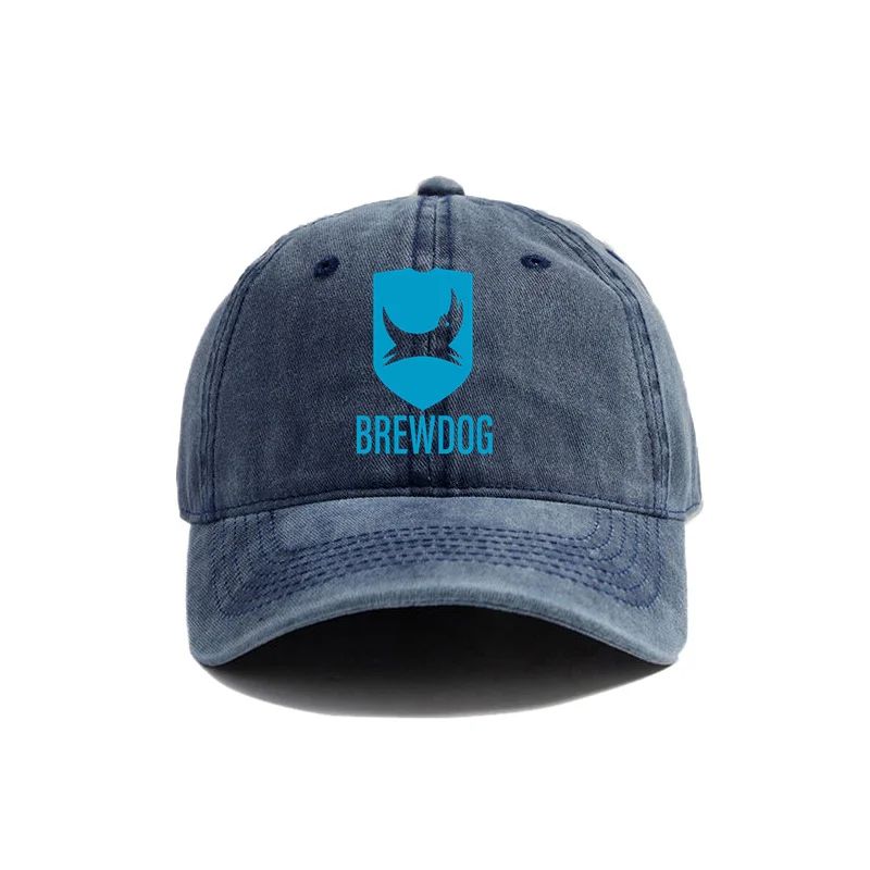 Летние бейсболки Brewdog 2025 года Потертые кепки Дад-кепка Мужские Женские Ретро Кепки для улицы Повседневные Универсальные Защита от солнца