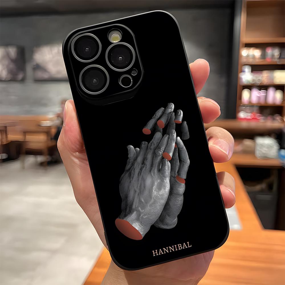 Чехол для телефона с изображением сериала ужасов Ганнибал Для IPhone 17 Pro Max 15 Pro 16 14 Plus 12 13 Mini 11 Pro Ударопрочный Мягкий Чехол