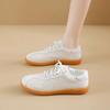 Белые туфли на оксфордской подошве женские весна и осень 2025 новые мягкие легкие повседневные кроссовки универсальная спортивная обувь для тай-чи