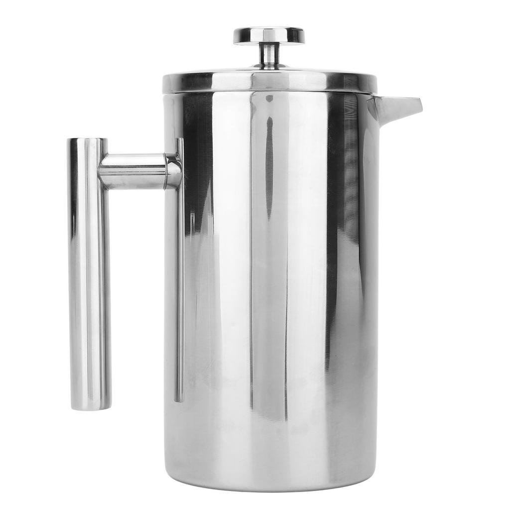 1000ml French Press Coffee Maker with Filter 304 Stainless Steel Double Insulated French Press