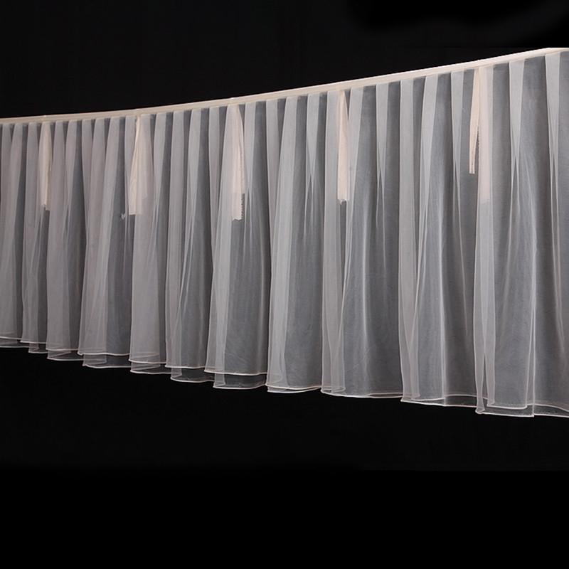 3/5/10M Пачка Потолочные Драпировочные Панели Свадебный Декор Длинный Прозрачный Газовый Потолочный Драпировщик Церемониальный Зал Декор Для Вечеринок Навес